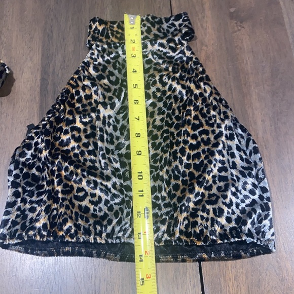 The Pleasure Company animal print halter top with matching bottoms - Picture 8 of 11